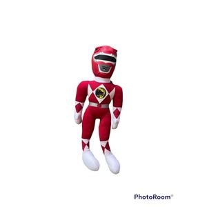 Vintage Ace Novelty Saban Mighty Morphin Power Rangers Red Plush Doll 1994 12"